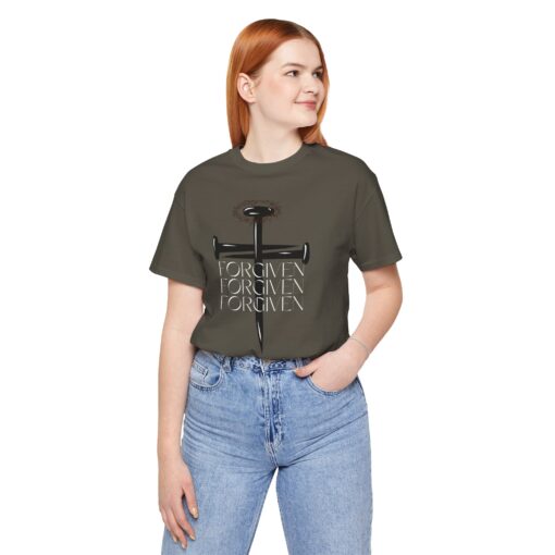 Forgiven Faith Based Christian Apparel Shirt, - Image 5