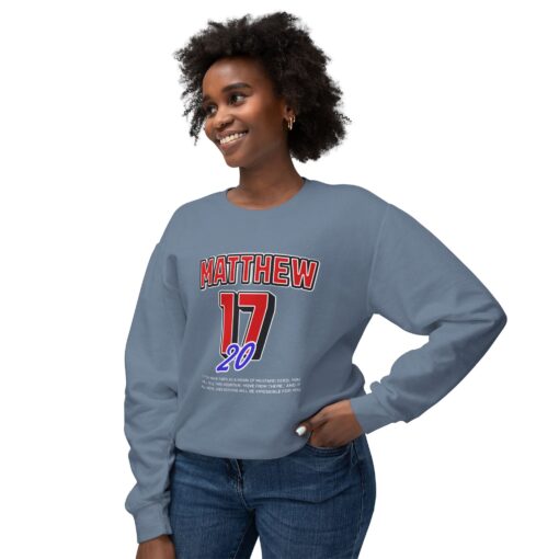 Matthew 17:20 Sports Sweatshirt - Image 4