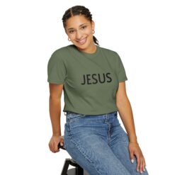 Alternative view of Jesus Large Embroidery Tee