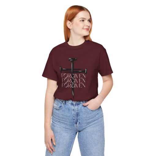 Forgiven Faith Based Christian Apparel Shirt, - Image 8