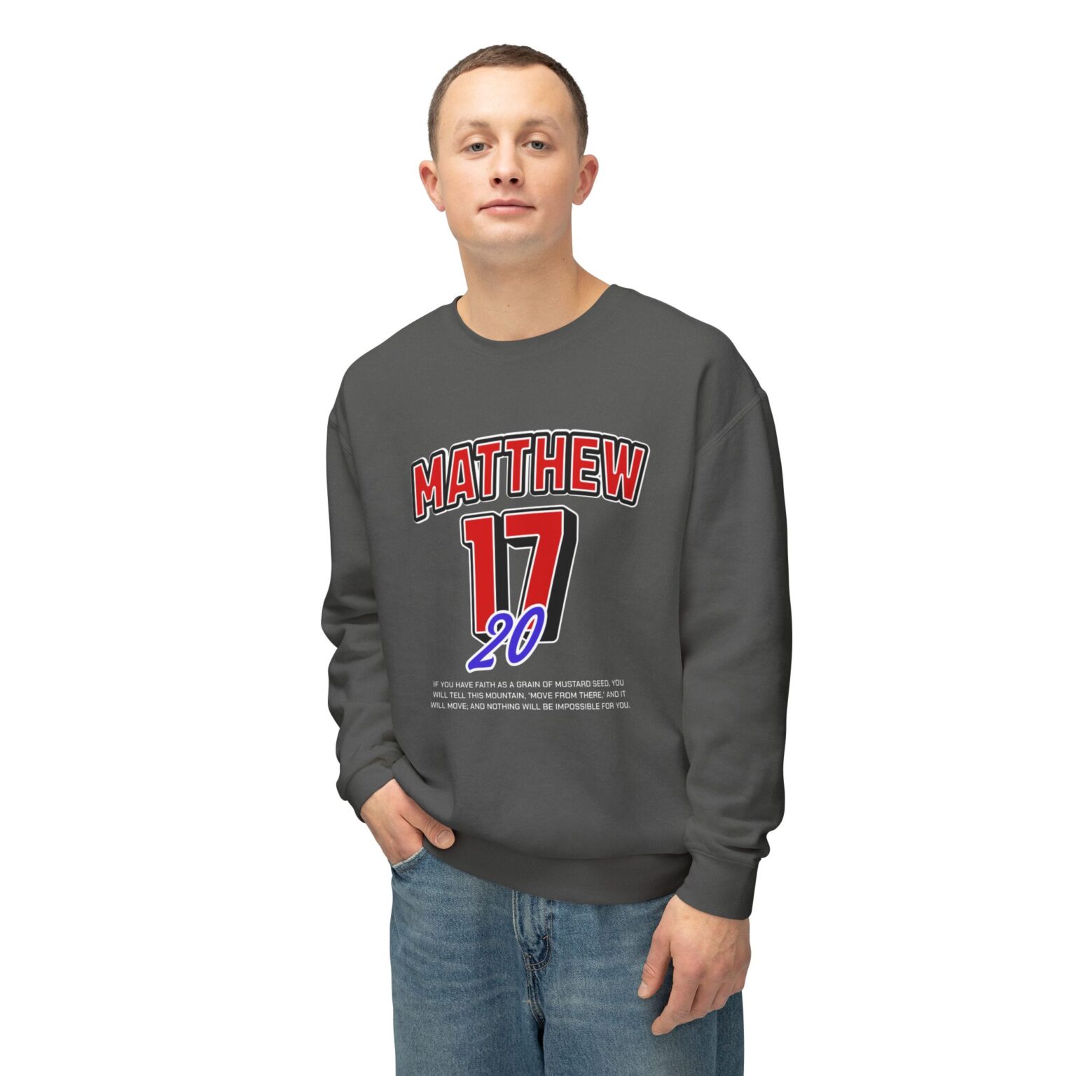 Matthew 17:20 Sports Sweatshirt