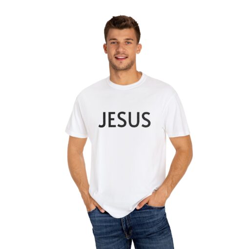 Jesus Large Embroidery Tee - Image 3