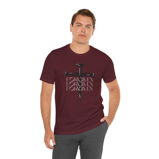 Forgiven Faith Based Christian Apparel Shirt, - Image 7