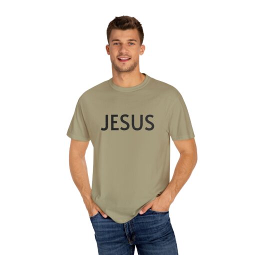 Jesus Large Embroidery Tee - Image 10